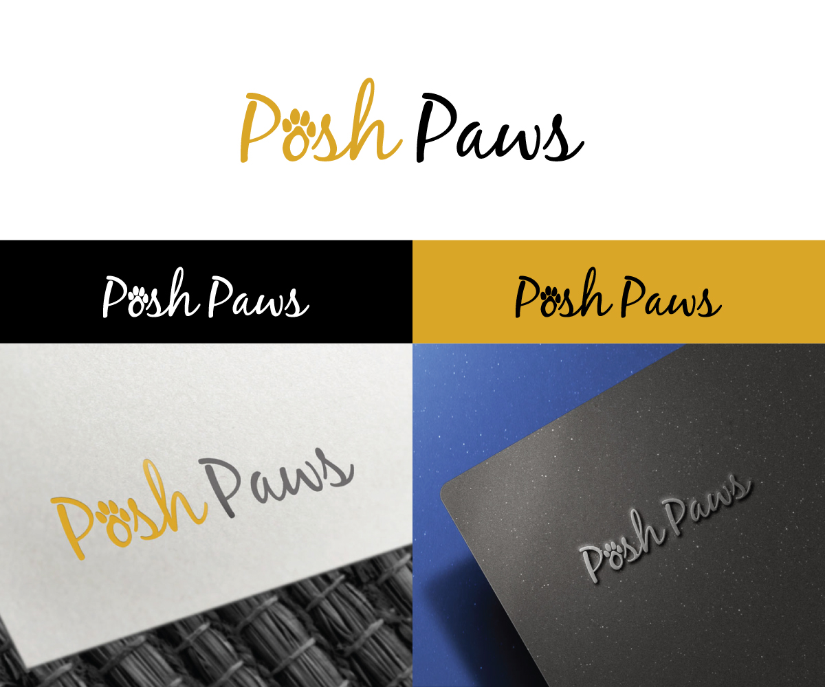 Logo-Design von eMARK für Posh Paws | Design #13423070
