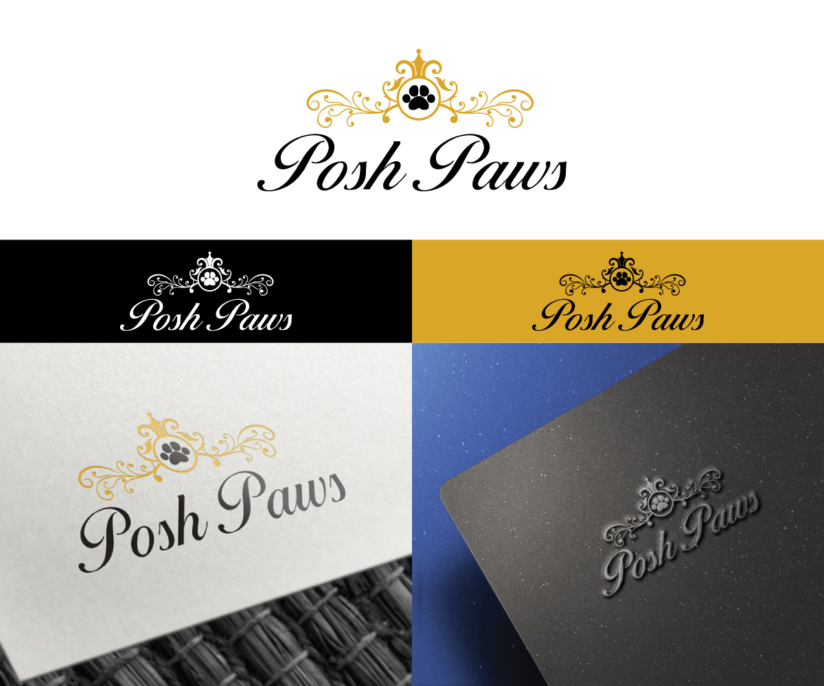 Logo-Design von eMARK für Posh Paws | Design #13423071