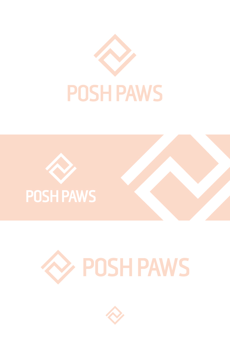 Logo Design by A designs for Posh Paws | Design #13427491