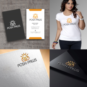 Logo Design by zebronicgraphic for Posh Paws | Design: #13424173