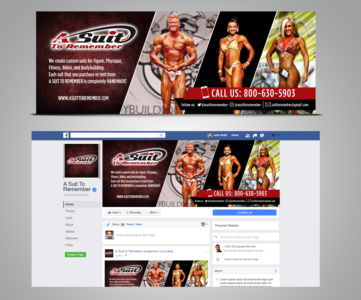 Facebook-Design von Hendrik für dieses Projekt | Design #13502527