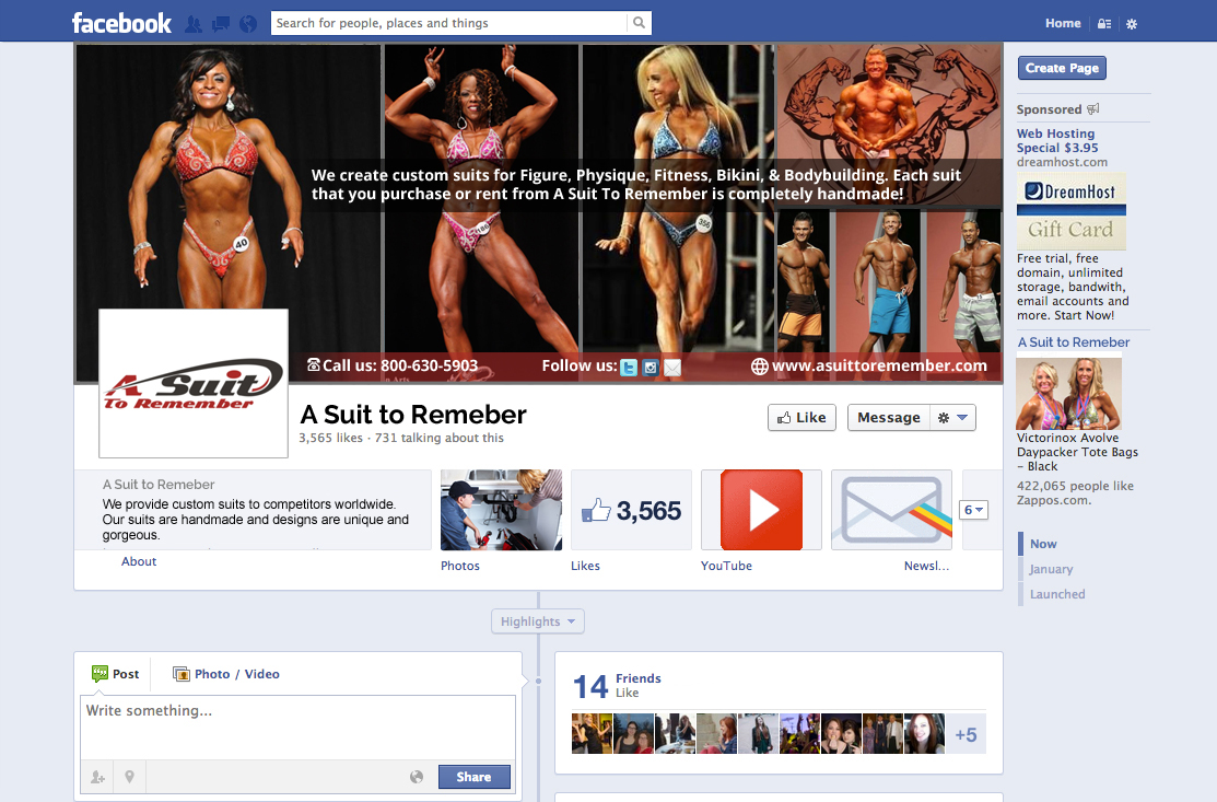 Facebook Design by My Dream's Website Development for this project | Design: #13799368