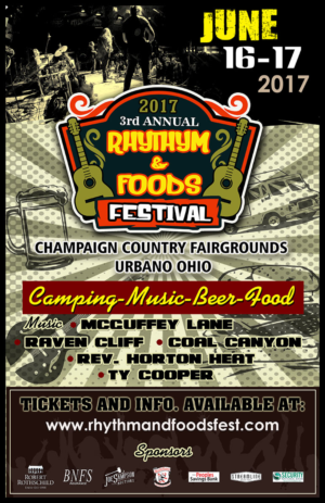 Rhythm & Foods Festival  flyer/logo concept