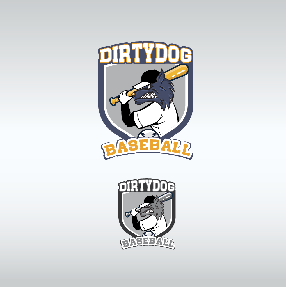Logo Design by wow factory for Dirt Dog Baseball | Design #13410741