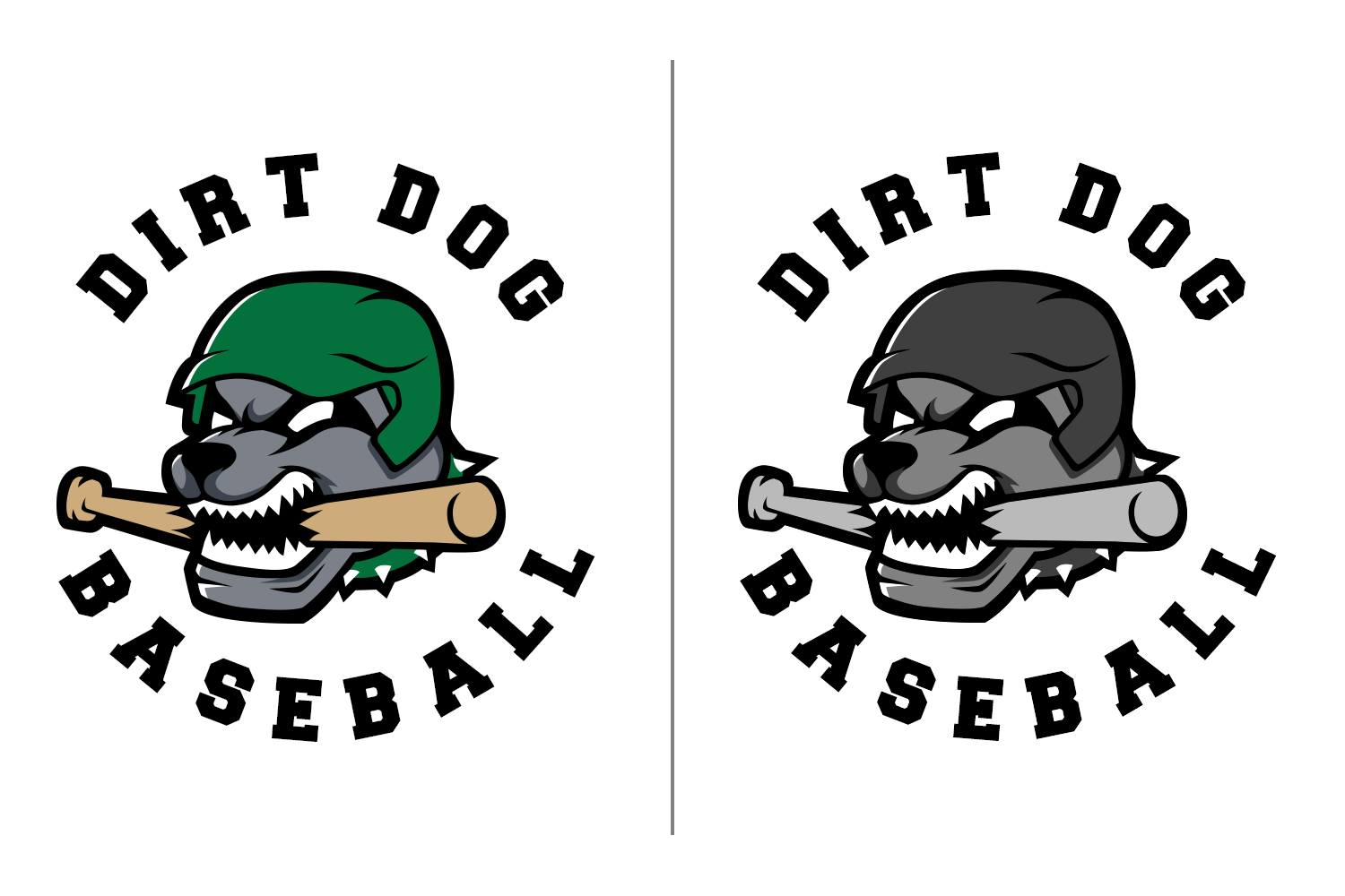 Logo Design by Paul Federico for Dirt Dog Baseball | Design #13411646
