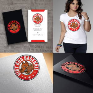 Logo Design by zebronicgraphic for Dirt Dog Baseball | Design: #13424077