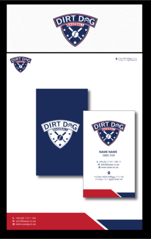 Logo Design by zebronicgraphic for Dirt Dog Baseball | Design: #13424086