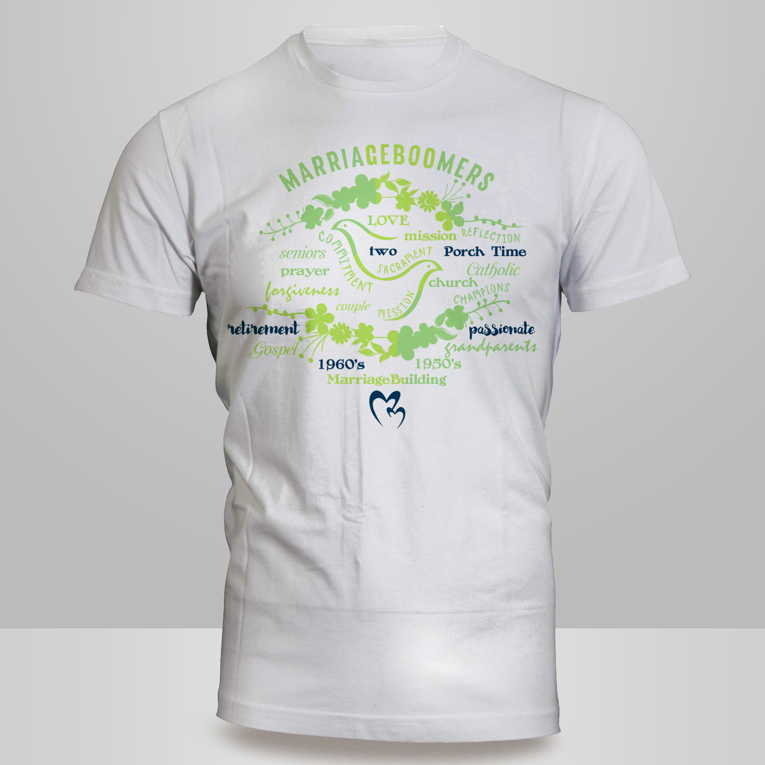 T-shirt Design by Kero for MarriageBuilding USA | Design #13587836