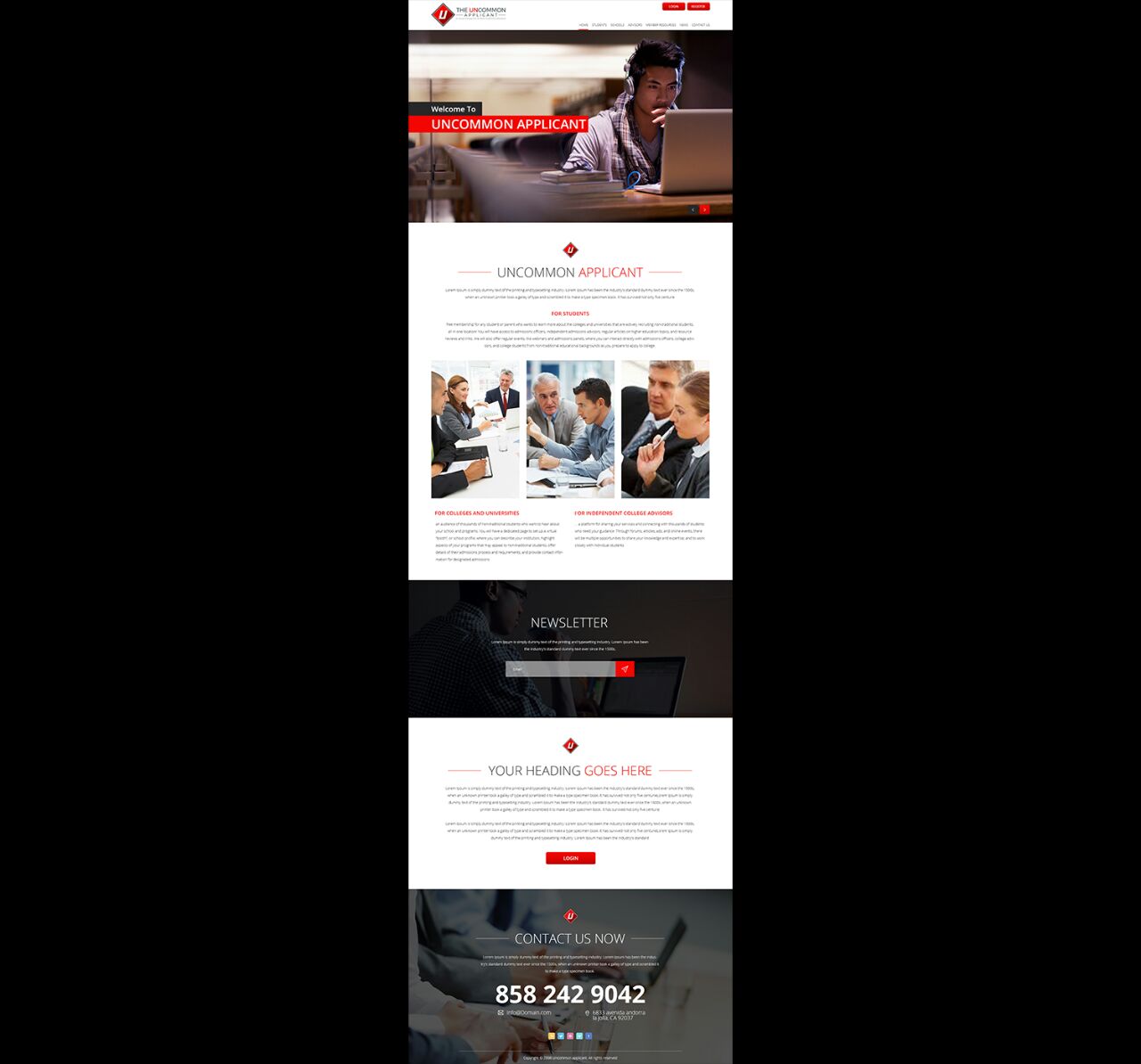 Web Design by clarkemartin004 for this project | Design #13440143