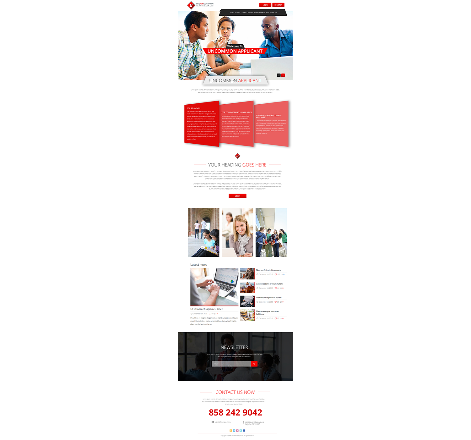 Web Design by clarkemartin004 for this project | Design #13490400