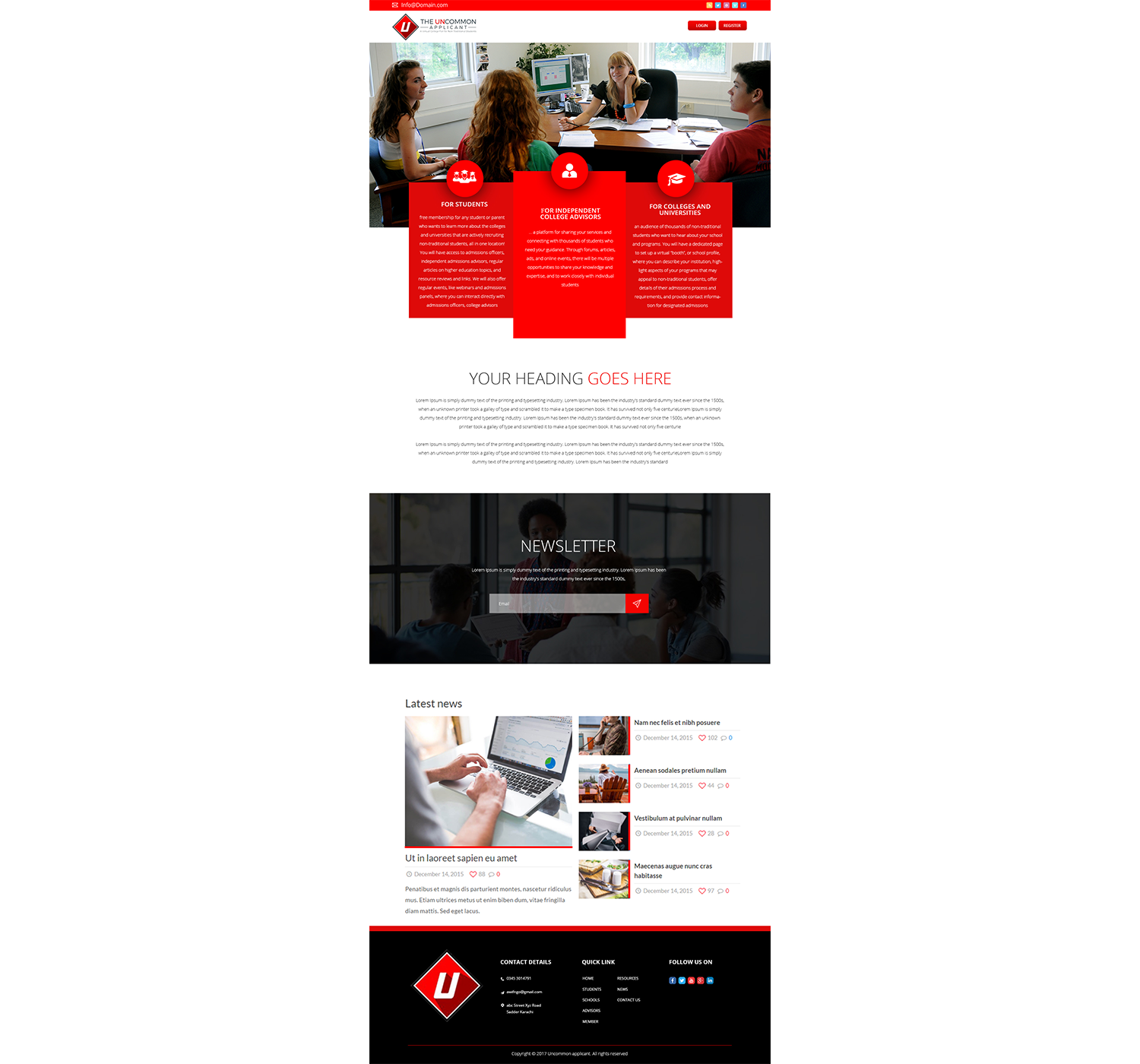Web Design by clarkemartin004 for this project | Design #13490401