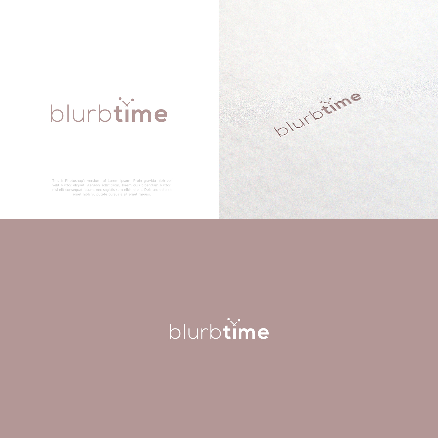 Diseño de Logo por lorixart para BLURBTIME | Diseño #13511859