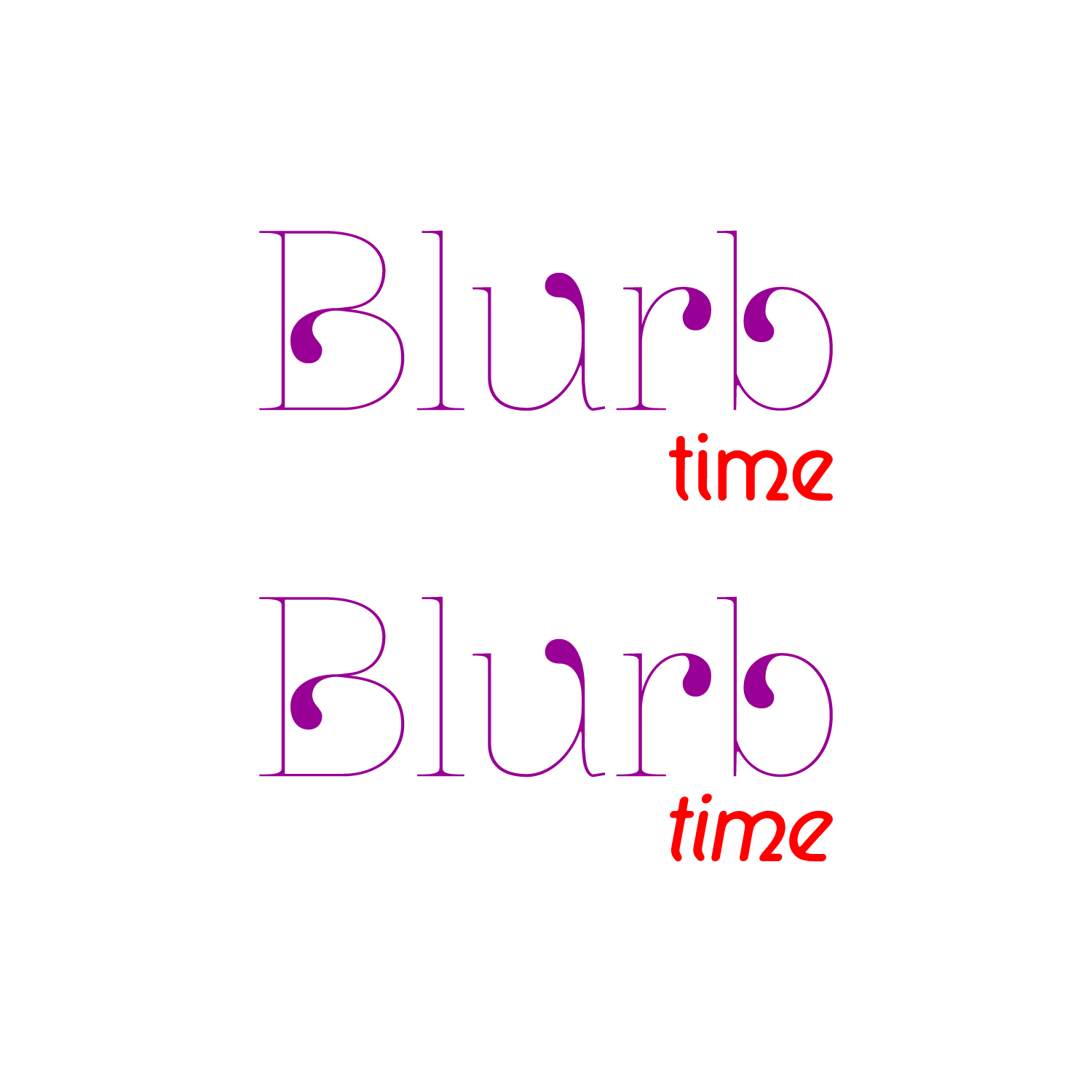 Logo Design by syed2024 for BLURBTIME | Design #13439313