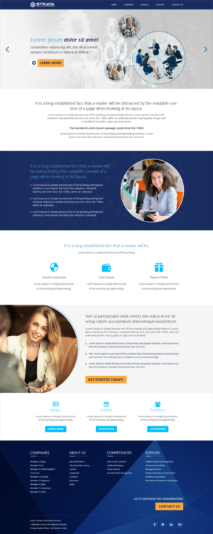 Web Design by Samir Mirza for this project | Design: #13504925