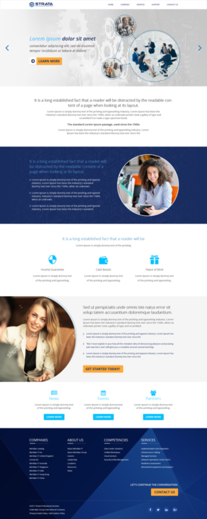 Web Design by Samir Mirza for this project | Design: #13504948