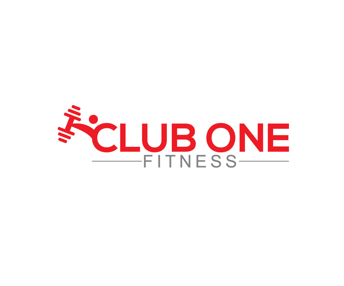 Bold, Modern, Gym Logo Design for Club One Fitness by asman Design