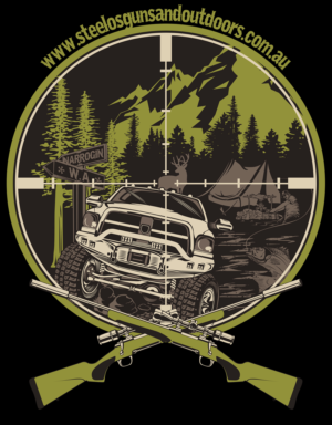 T-Shirt-Design von Kiki Hermawan für Steelo's Guns & Outdoors | Design #13425655