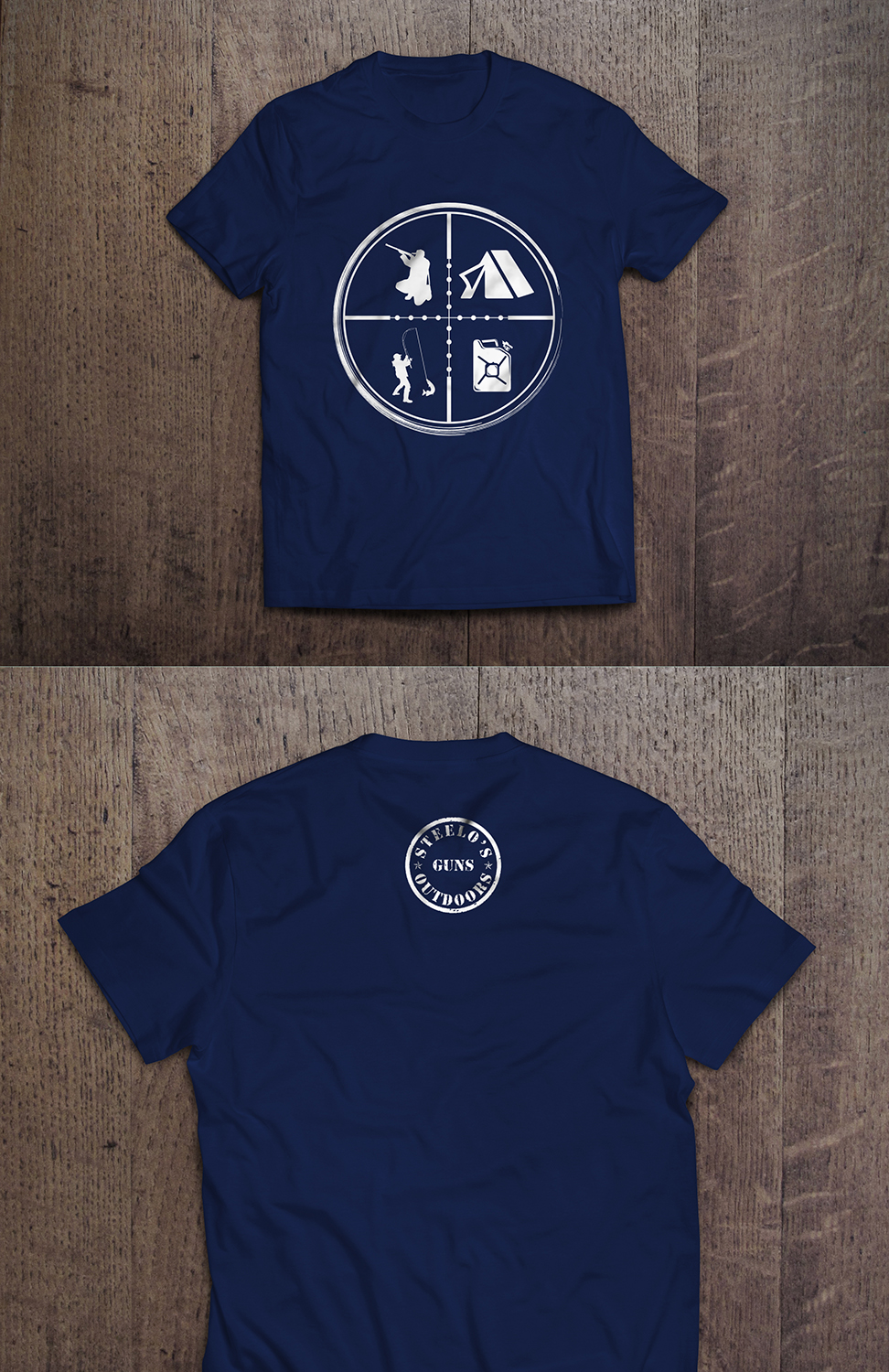 T-shirt Design by Anooshaa for Steelo's Guns & Outdoors | Design #13453726
