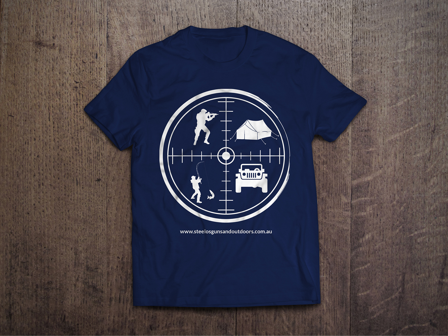 T-shirt Design by Anooshaa for Steelo's Guns & Outdoors | Design #13462014