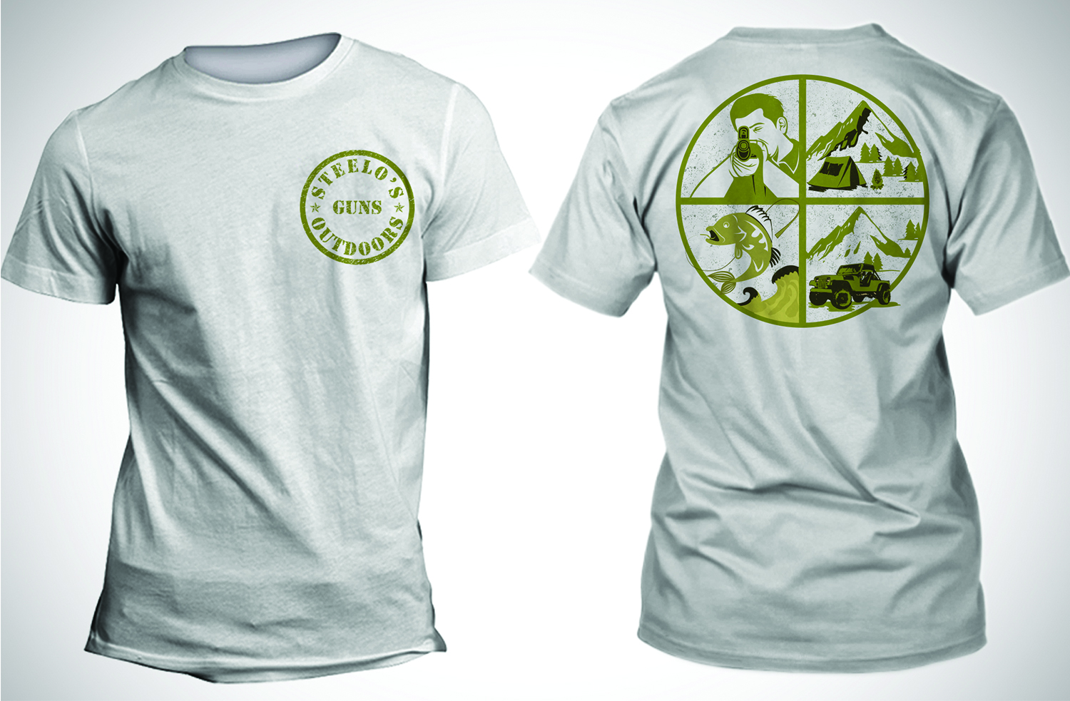 T-shirt Design by SAI DESIGNS for Steelo's Guns & Outdoors | Design #13471064