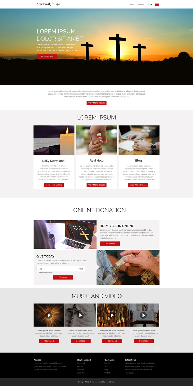 Web Design by adzoob for spiritwordlife | Design #13459210