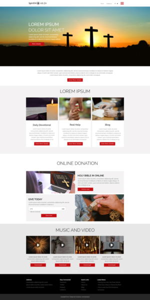 Web Design by adzoob for spiritwordlife | Design #13459210