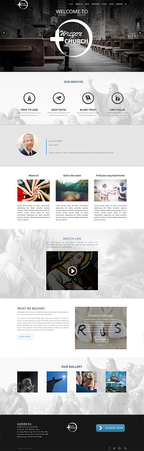 Web Design by Waquar Ahmad for spiritwordlife | Design #13512721