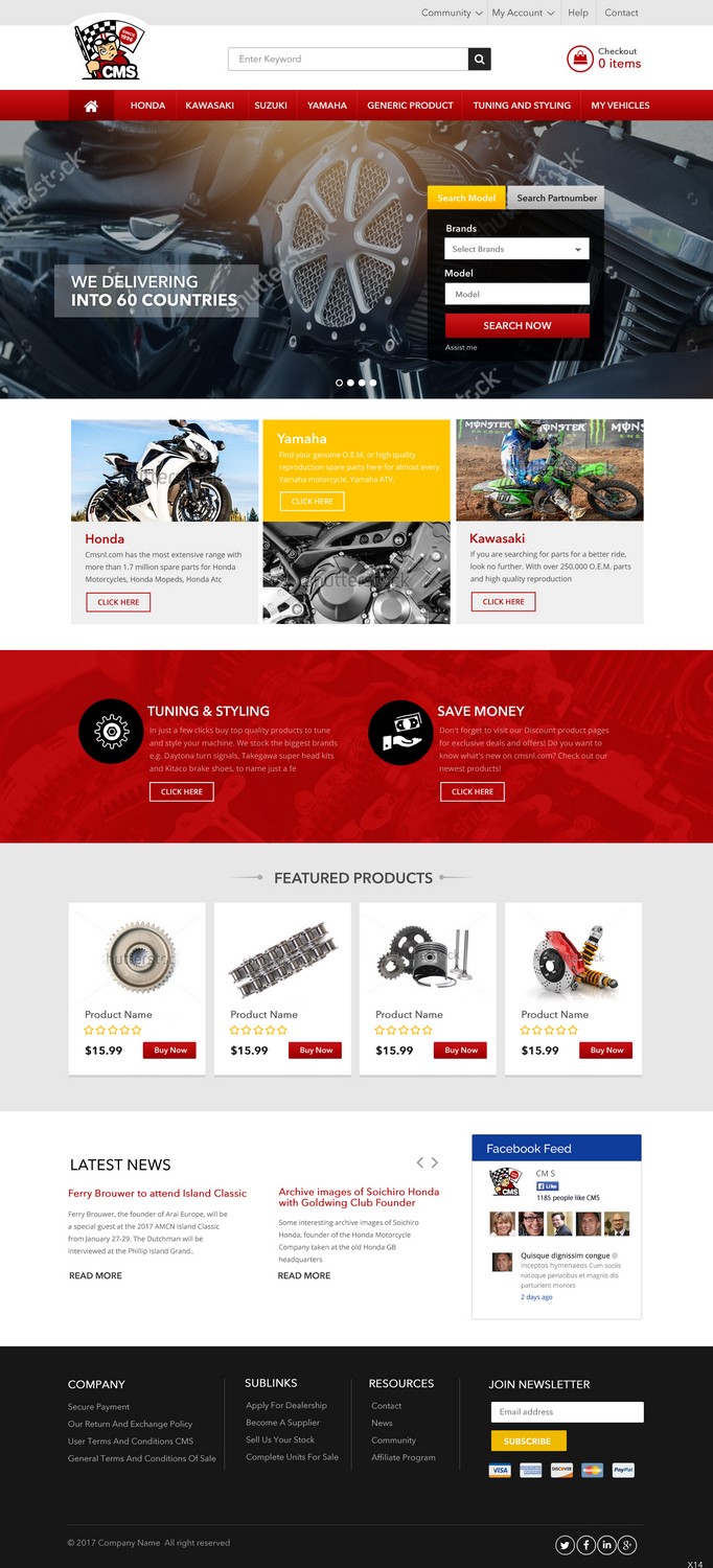 Web Design par pb pour CMS | Design #13425840