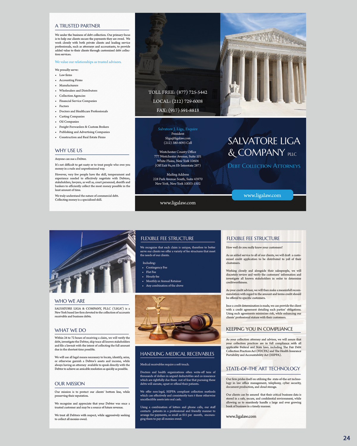 Flyer Design by uniquedesign10 for Salvatore J. Liga, Esq. | Design #13456996