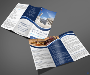 Design de Flyer par uniquedesign10 pour Salvatore J. Liga, Esq. | Design : #13457571