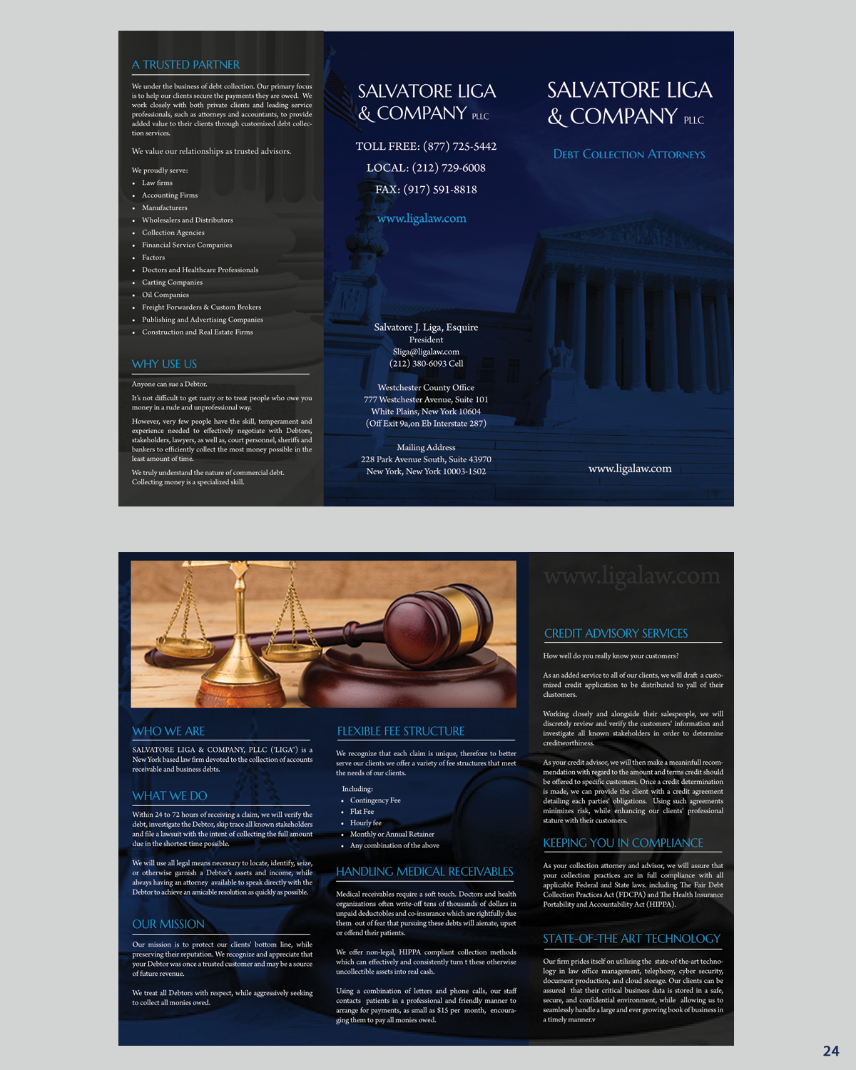 Flyer Design by uniquedesign10 for Salvatore J. Liga, Esq. | Design #13457797