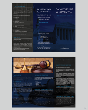 Design de Flyer par uniquedesign10 pour Salvatore J. Liga, Esq. | Design : #13457797
