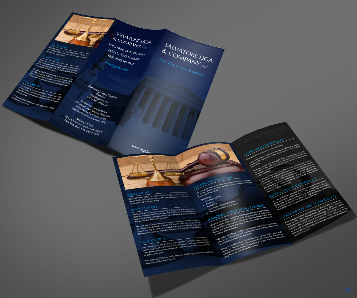 Flyer Design by uniquedesign10 for Salvatore J. Liga, Esq. | Design #13457798