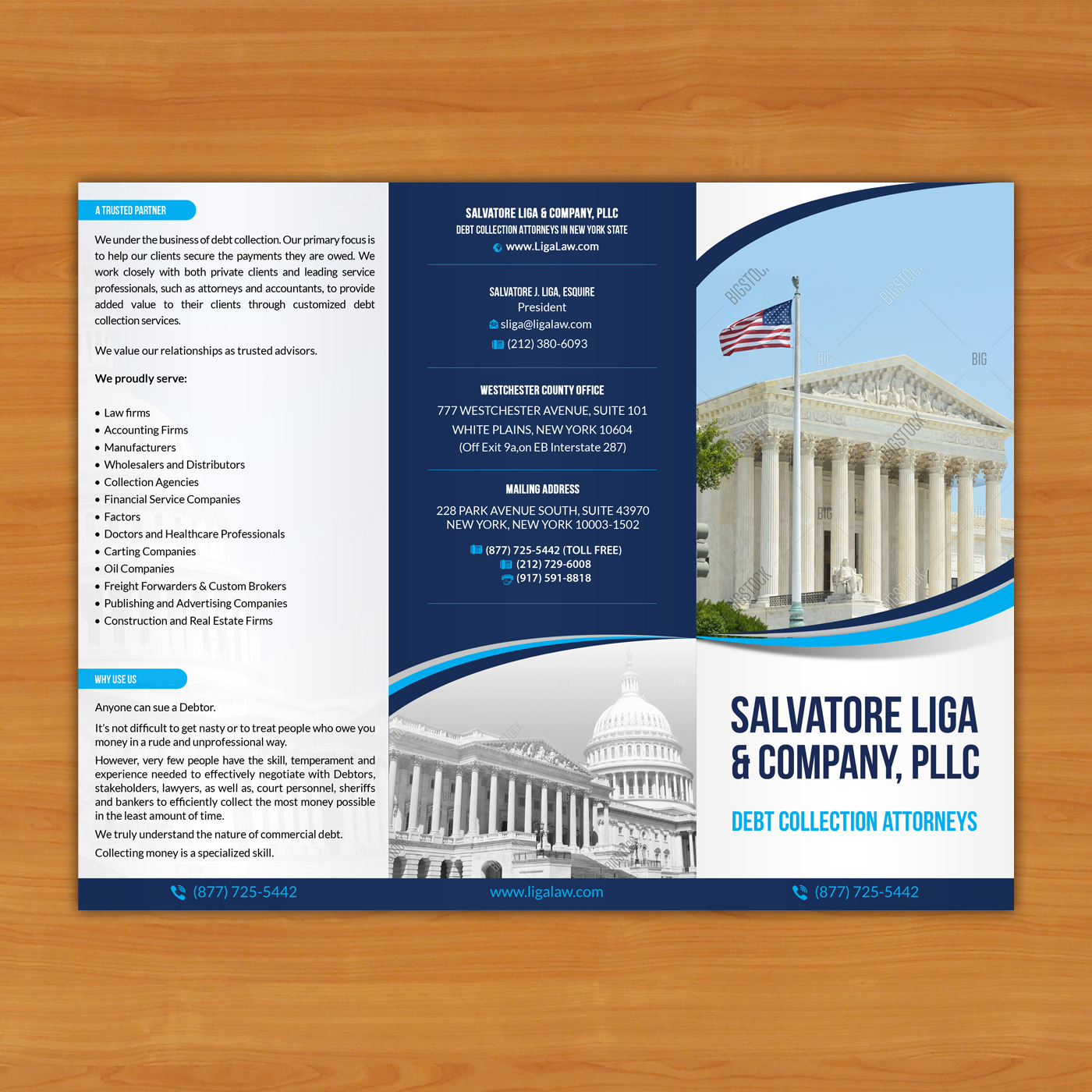 Flyer Design by debdesign for Salvatore J. Liga, Esq. | Design #13457120