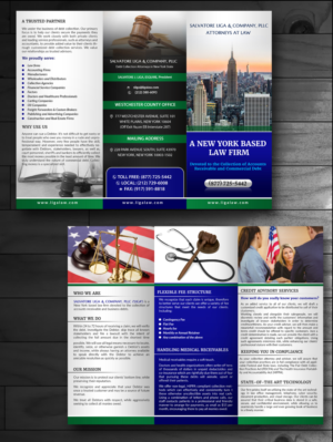 Design de Flyer par innovative earth pour Salvatore J. Liga, Esq. | Design : #13438140