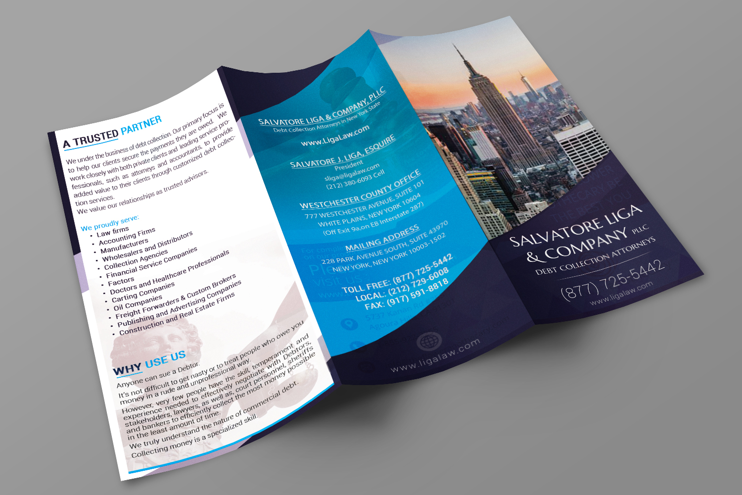 Flyer Design by SAI DESIGNS for Salvatore J. Liga, Esq. | Design #13456298