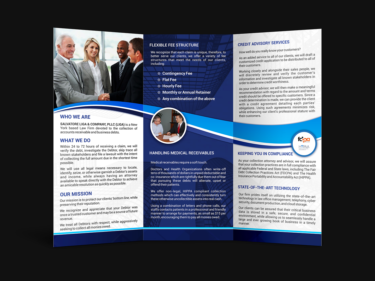 Design de Flyer par ImageNation pour Salvatore J. Liga, Esq. | Design #13451139