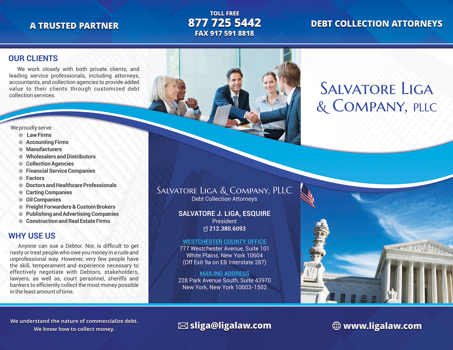 Flyer Design by ImageNation for Salvatore J. Liga, Esq. | Design #13507343