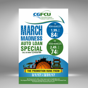 Poster Design by uk for Columbia-Greene Federal Credit Union | Design: #13560275