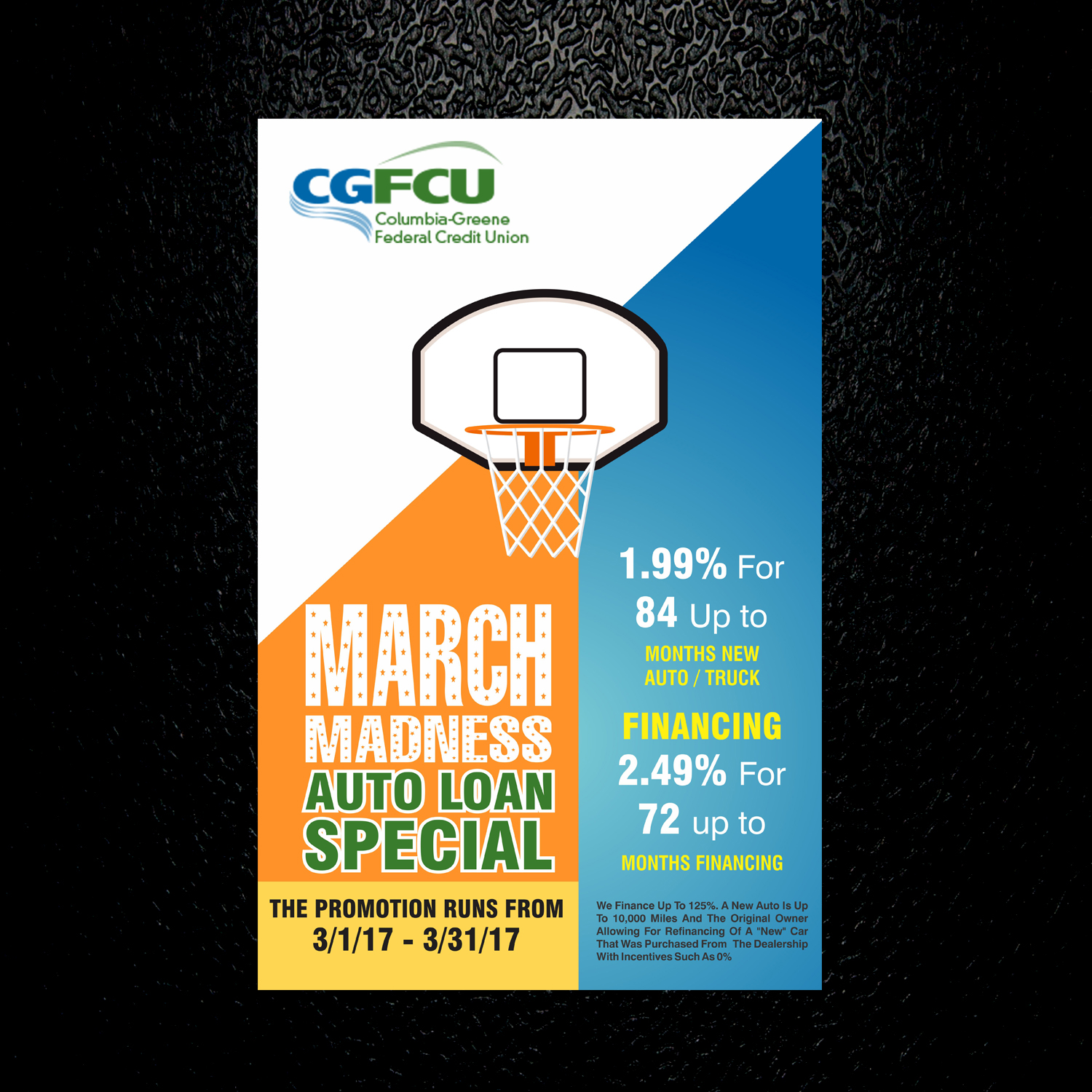 Poster Design by uk for Columbia-Greene Federal Credit Union | Design #13560277