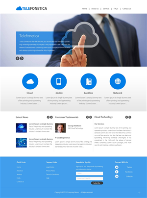 Web Design by pb for this project | Design: #2470515