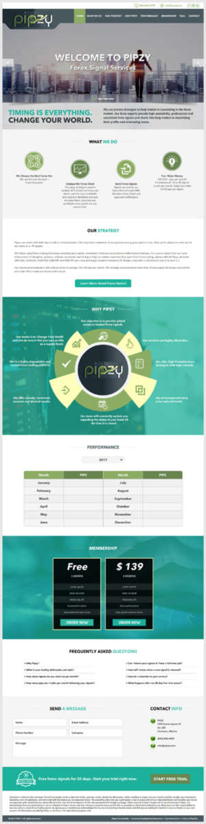 Web Design by -Marc- for this project | Design: #13510887