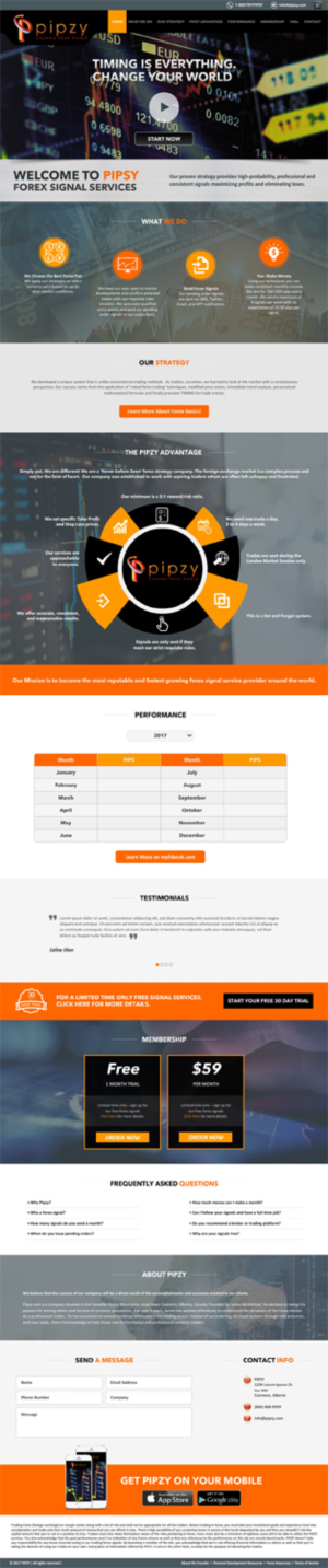 Web Design by -Marc- for this project | Design: #13578209