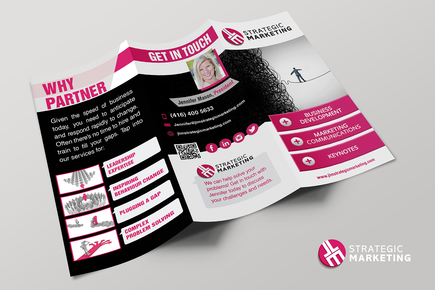 Diseño de Flyer por - SWING - para JLM Strategic Marketing | Diseño #13429541