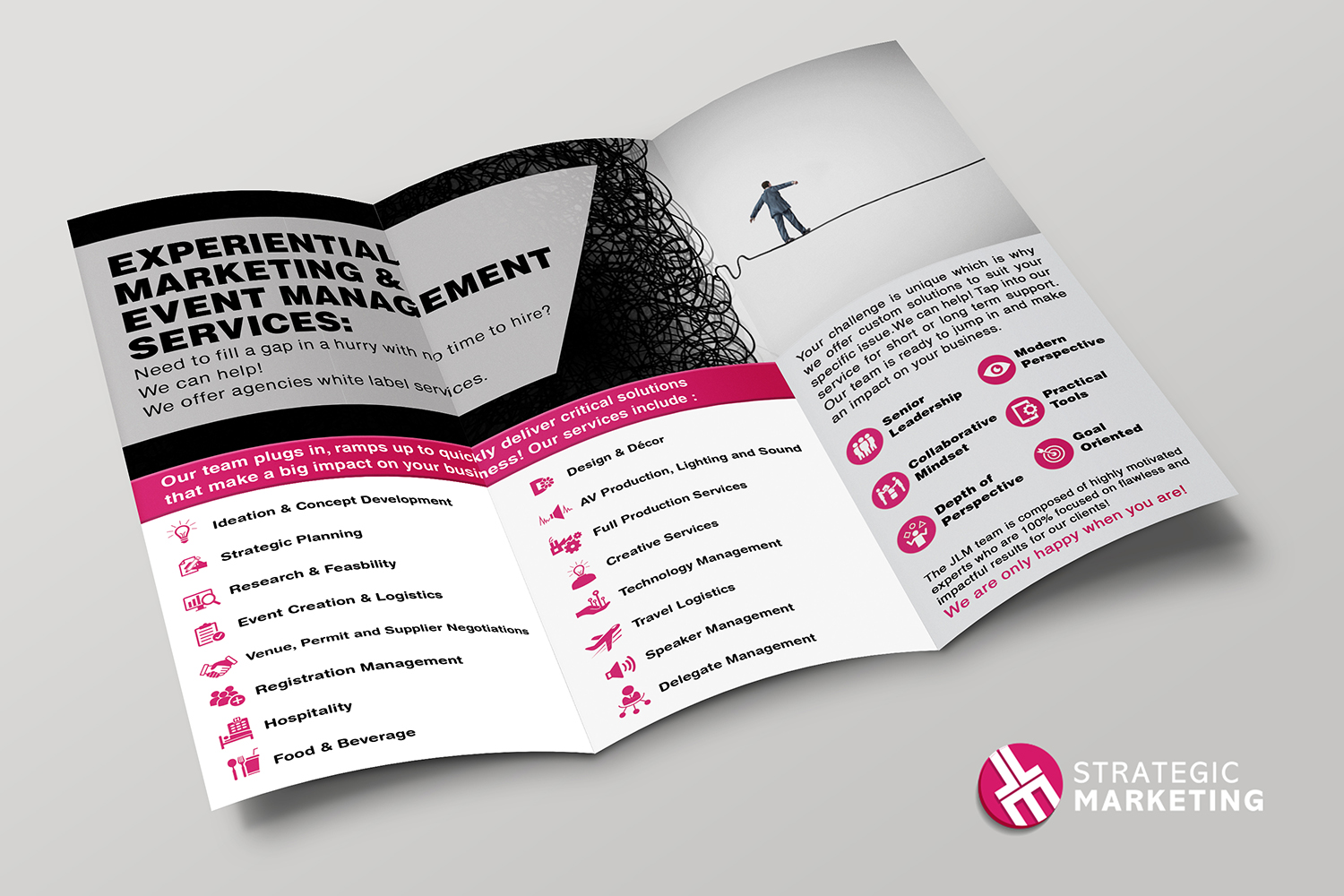 Diseño de Flyer por - SWING - para JLM Strategic Marketing | Diseño #13455501