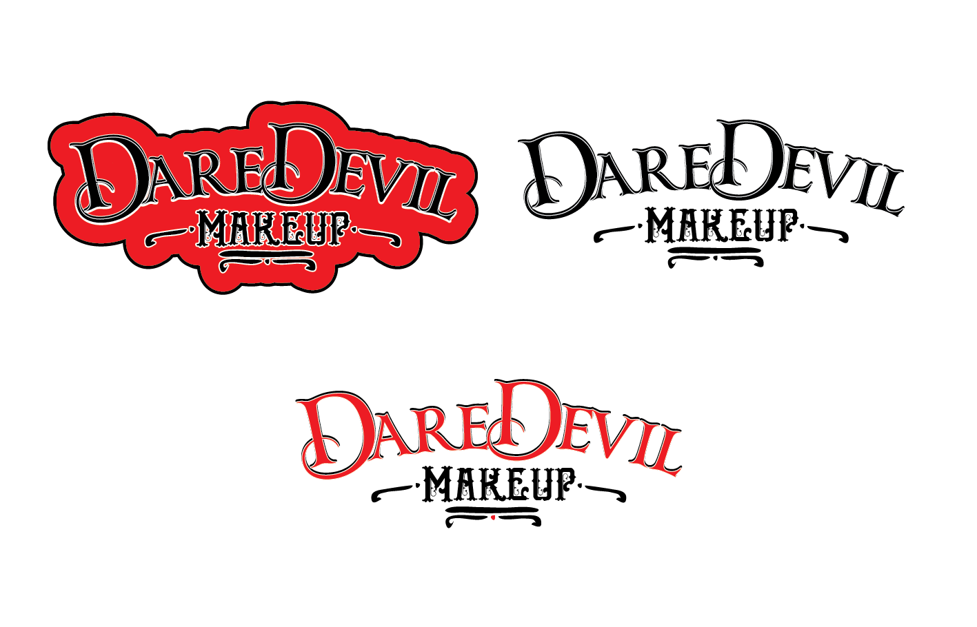 Logo Design by cpgraphicdesign for Daredevil Makeup | Design #13440380