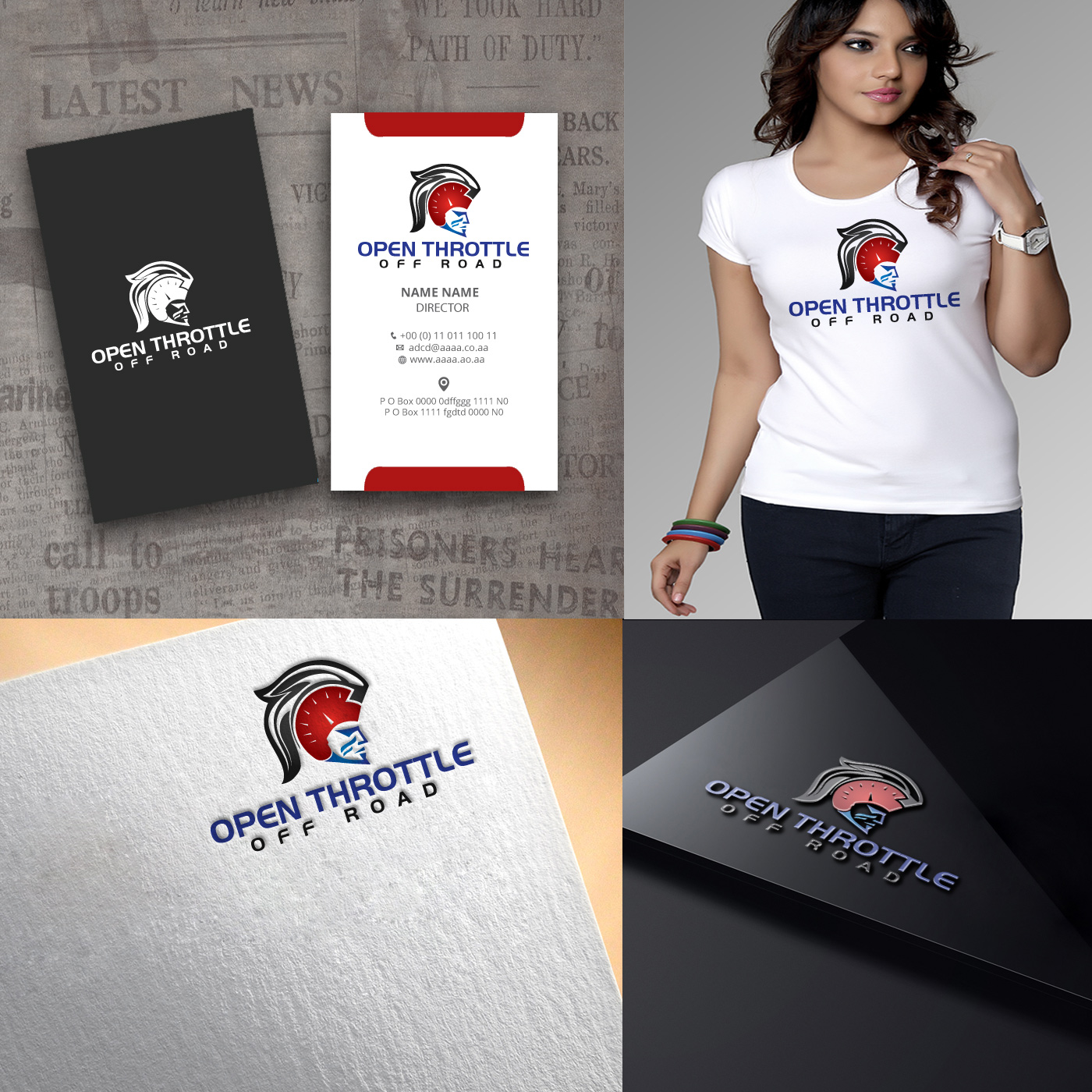 Logo Design by zebronicgraphic for Open Throttle Off Road | Design #13426251