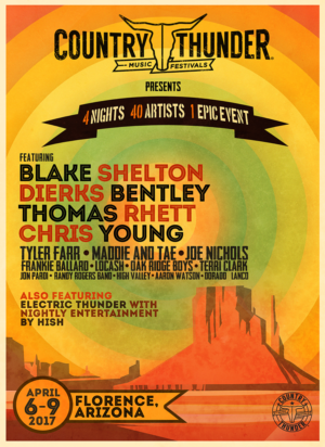 Country Music Festival Event Poster | Design de Poster par B L X C K_R X I N B O W