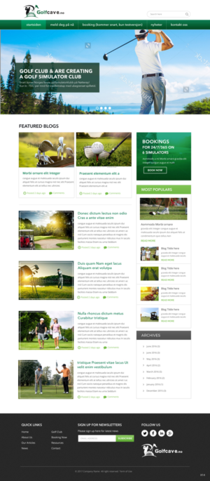 Web Design by pb for this project | Design: #13425850