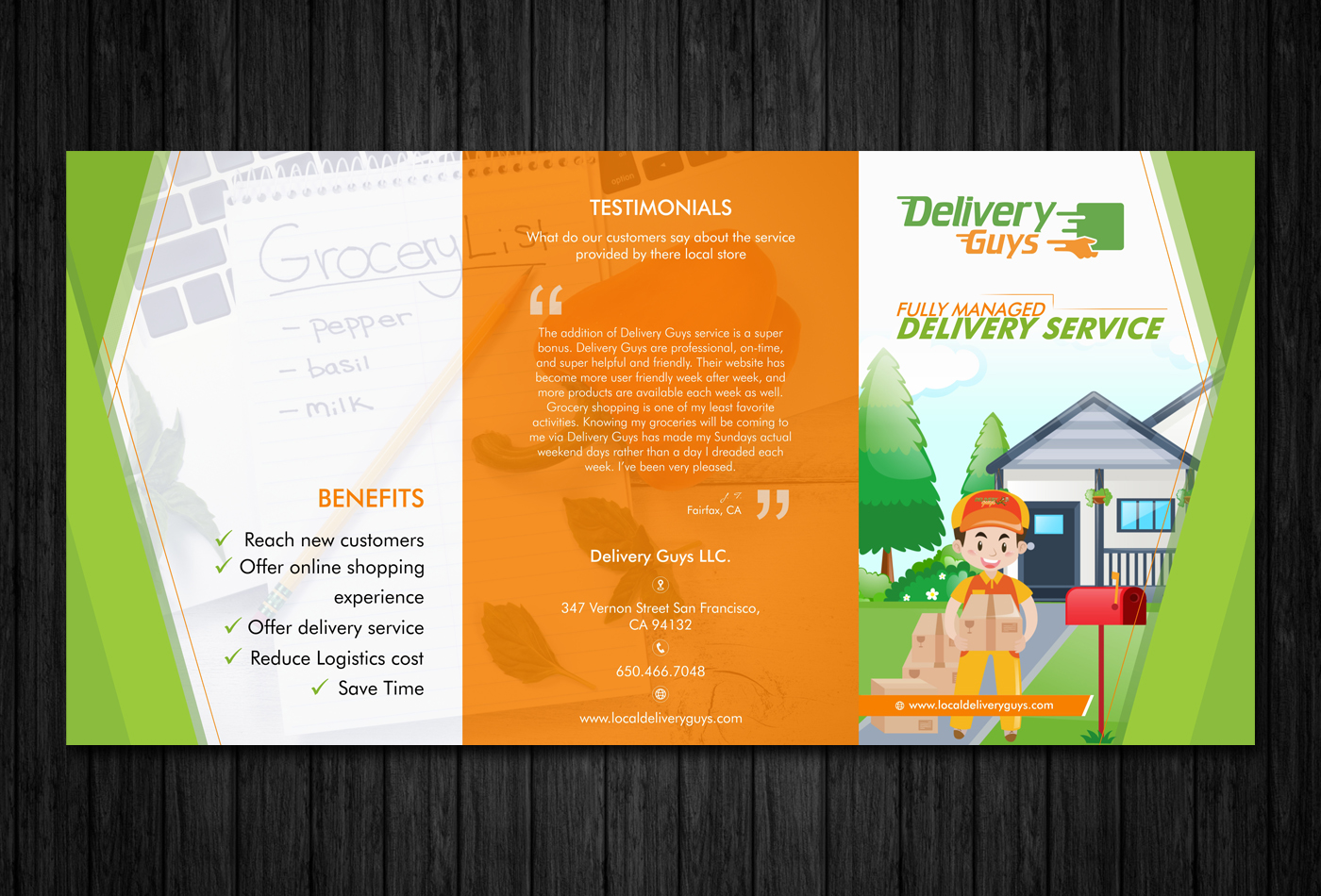 Design de Flyer par ecorokerz pour Delivery Guys LLC. | Design #13456068